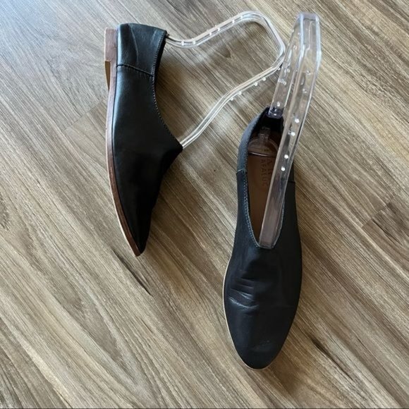 Zara Leather Slippers Babouches Slides - Picture 3 of 11